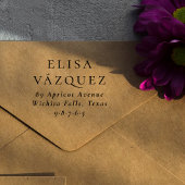 Moderne und stilvolle Typografie - kundenspezifisc Gummistempel