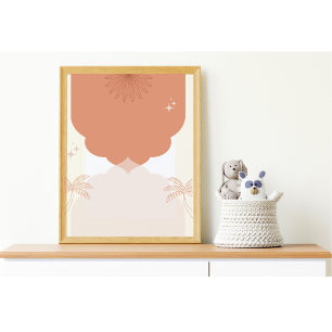 Moderne und trendige Boho-Wandkunst Poster
