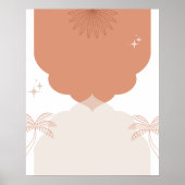 Moderne und trendige Boho-Wandkunst Poster (Vorne)