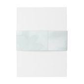 Moderne und trendy Blue Rose Wedding Einladungsbanderole (Rückseitenbeispiel)