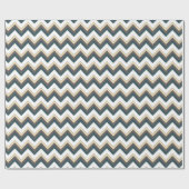 Moderne und trendy Zig Zag Fun Geometrie Linien Geschenkpapier (Flach)