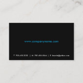 Moderne und vibrierende Visitenkarten Visitenkarte (Rückseite)