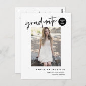 Moderne Uni Hochschule Grad Foto Postkarte (Vorne/Hinten)