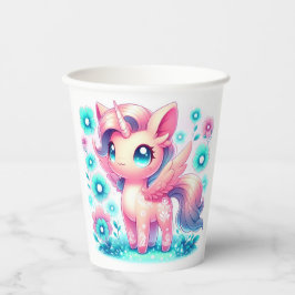 Moderne Unicorn Kinderdusche Pappbecher