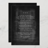 Moderne Unisex Texturierte Musterhochzeit Einladung (Vorne/Hinten)