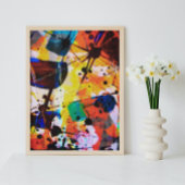 Moderne, unregelmäßige Formen Abstrakte Kunst Poster