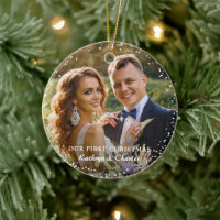 Moderne unsere ersten Weihnachten als Mr. & Mrs. F