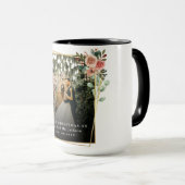 Moderne unsere ersten Weihnachten als Mr. & Mrs. F Tasse (VorderseiteRechts)