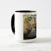 Moderne unsere ersten Weihnachten als Mr. & Mrs. F Tasse (Vorderseite Links)