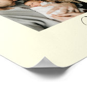 Moderne unsere Liebesgeschichte 5 Paar-Foto-Collag Poster (Ecke)