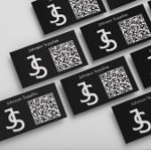 Moderne Unternehmens-Individual-Monogramm-Logo und Visitenkarte