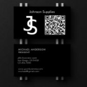 Moderne Unternehmens-Individual-Monogramm-Logo und Visitenkarte