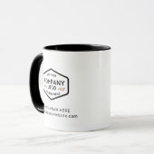 Moderne Unternehmens-Logo-Website-Firmenmitbringse Tasse (Vorderseite Links)