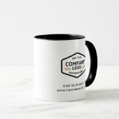 Moderne Unternehmens-Logo-Website-Firmenmitbringse Tasse (VorderseiteRechts)