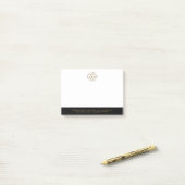 Moderne Unternehmens-Logo-Werbeaktion für maßgesch Post-it Klebezettel (Auf Schreibtisch)