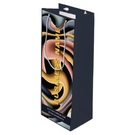 Moderne Unternehmensförderung mit Firmenmarke - ku Geschenktüte Für Weinflaschen