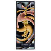 Moderne Unternehmensförderung mit Firmenmarke - ku Geschenktüte Für Weinflaschen (Vorderseite)