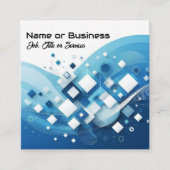 Moderne Unternehmensgrafiken Quadratische Visitenkarte (Vorderseite)