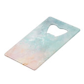 Moderne Unternehmenslieferungen Geldbeutel Flaschenöffner (Rückseite Schrägansicht)