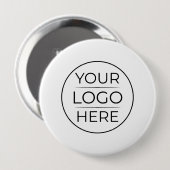 Moderne Unternehmenslogo-Branding Button (Vorne & Hinten)