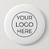 Moderne Unternehmenslogo-Branding Button (Vorderseite)