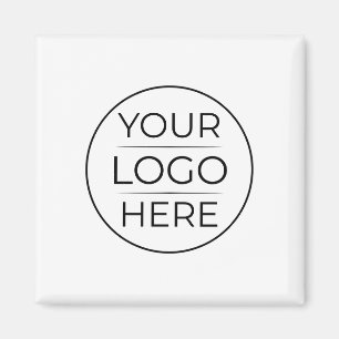 Moderne Unternehmenslogo-Branding Magnet