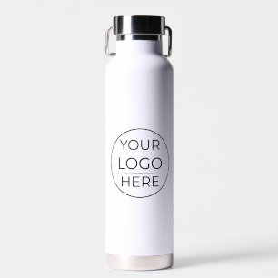 Moderne Unternehmenslogo-Branding Trinkflasche