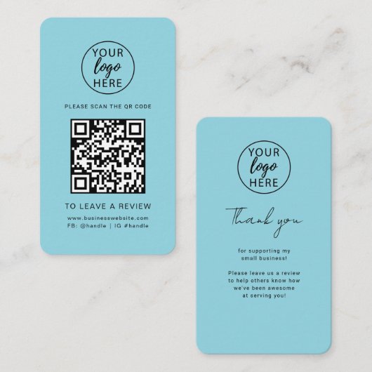 Moderne Unternehmenslogo und QR-Code-Überprüfung Visitenkarte (Vorne/Hinten)