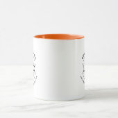 Moderne Unternehmenslogo Werbeindividuelle Gestalt Tasse (Zentrum)