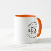 Moderne Unternehmenslogo Werbeindividuelle Gestalt Tasse (VorderseiteRechts)