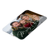 Moderne Unterschrift Script Foto Magnet (Linke Seite)