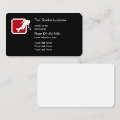 Moderne Unterwasseratemgerät-Lektionen Visitenkarte (Vorne/Hinten)