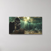 Moderne Unterwassernachrichten Leinwanddruck (Vorderseite)