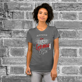 Moderne Urban Script Grace Life Monogram Gewinner T-Shirt