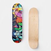 Moderne urbane Abstrakte Graffiti Art Skateboard (Vorderseite)