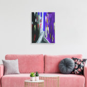 Moderne urbane Abstrakte zeitgenössische Zuhause Leinwanddruck (Insitu (Wohnzimmer))