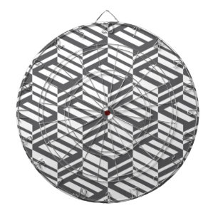 Moderne, urbane, dynamische, kühne geometrische Wü Dartscheibe