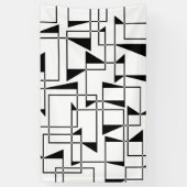 Moderne, urbane, kühne, coole geometrische Musterk Banner (Vertikal)