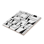 Moderne, urbane, kühne, coole geometrische Musterk Fliese (Seite)