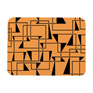 Moderne, urbane, kühne, coole geometrische Musterk Magnet