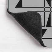 Moderne, urbane, kühne, coole geometrische Musterk Mousepad (Ecke)