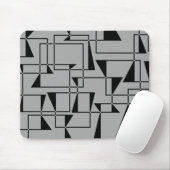 Moderne, urbane, kühne, coole geometrische Musterk Mousepad (Mit Mouse)
