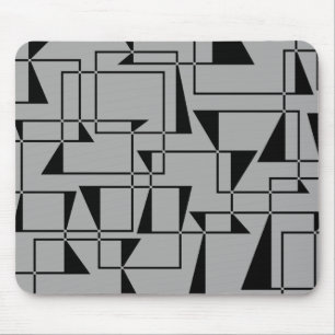 Moderne, urbane, kühne, coole geometrische Musterk Mousepad