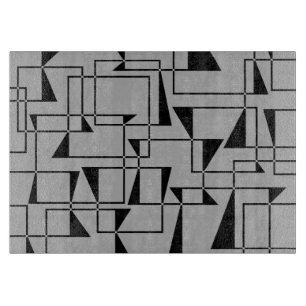 Moderne, urbane, kühne, coole geometrische Musterk Schneidebrett