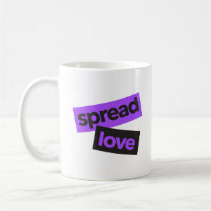 Moderne, urbane, lebendige, trendige grafische Lie Kaffeetasse