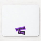 Moderne, urbane, lebendige, trendige grafische Lie Mousepad (Vorne)