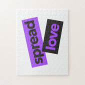 Moderne, urbane, lebendige, trendige grafische Lie Puzzle (Vertikal)