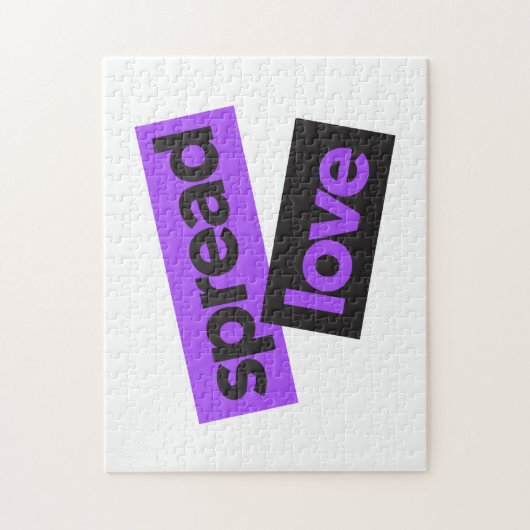 Moderne, urbane, lebendige, trendige grafische Lie Puzzle (Vertikal)