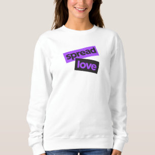 Moderne, urbane, lebendige, trendige grafische Lie Sweatshirt