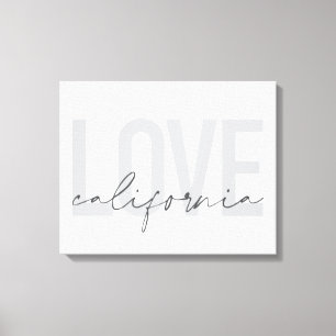 Moderne, urbane, trendige, coole Design-Liebe Kali Leinwanddruck